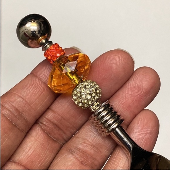 Stainless Steel Beaded Mini Scoop - Picture 7 of 8